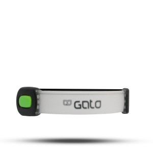 Opaska na ramię GATO Sports Neon Led USB zielona